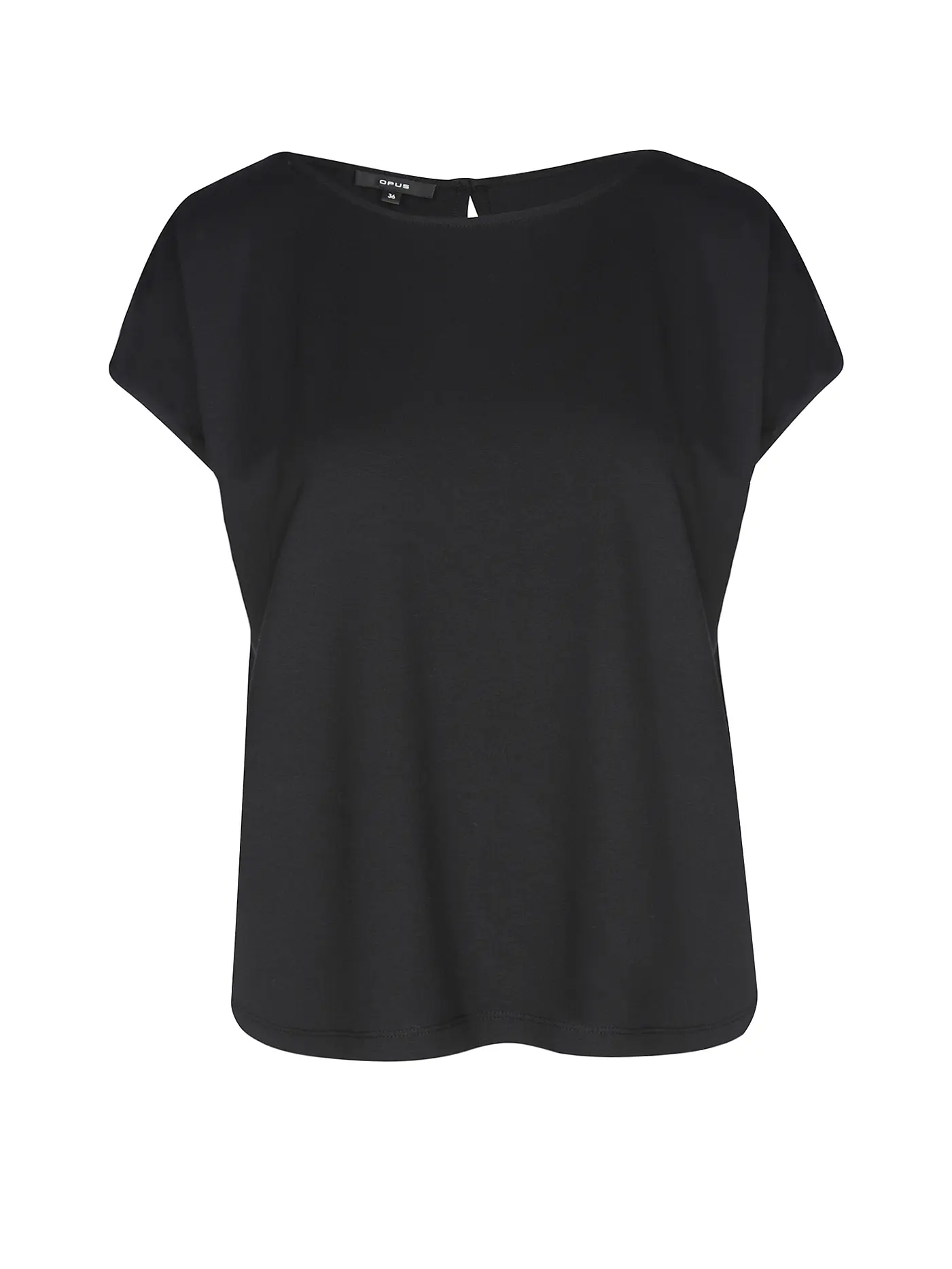 OPUS | T-Shirt SANUELA | schwarz